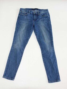 Joe's Women's Skinny Ankle Jeans Size 29 Blue Mid Rise 27" Inseam Stretch Denim
